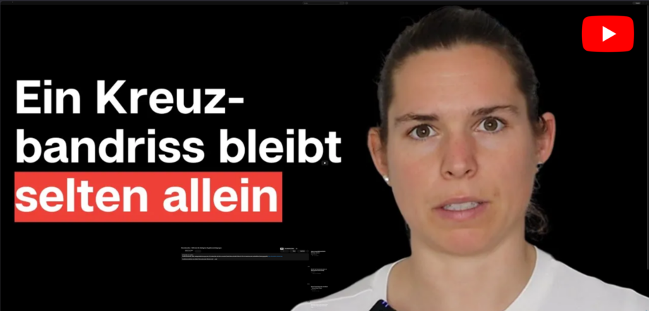 Begleitverletzungen bei Kreuzbandriss und innerhalb der Kreuzbandreha