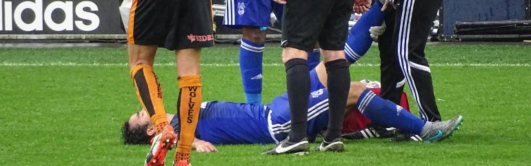 Knieverletzung Fußball