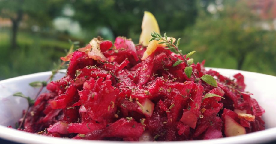 Rote Bete Rohkost Salat für mehr Leistung im Sport