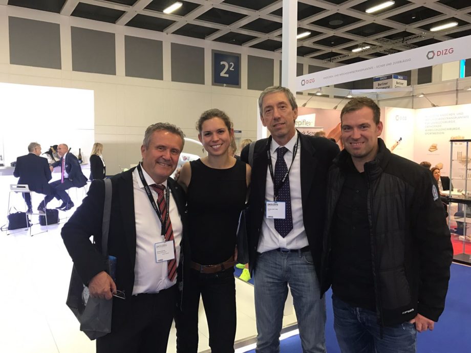 DKOU 2016 in Berlin mit Dr. Felmet, mir, Gian Luigi Canata und Steffen Schwarz
