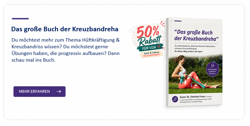 Das große Buch der Kreuzbandreha von Dr. Christina Frese. Rehabilitation nach Kreuzbandriss